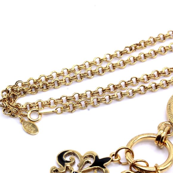 Joan Rivers Contemporary Multi Keys Intaglio Pendant Signet Etruscan Style Neckl - Picture 14 of 14